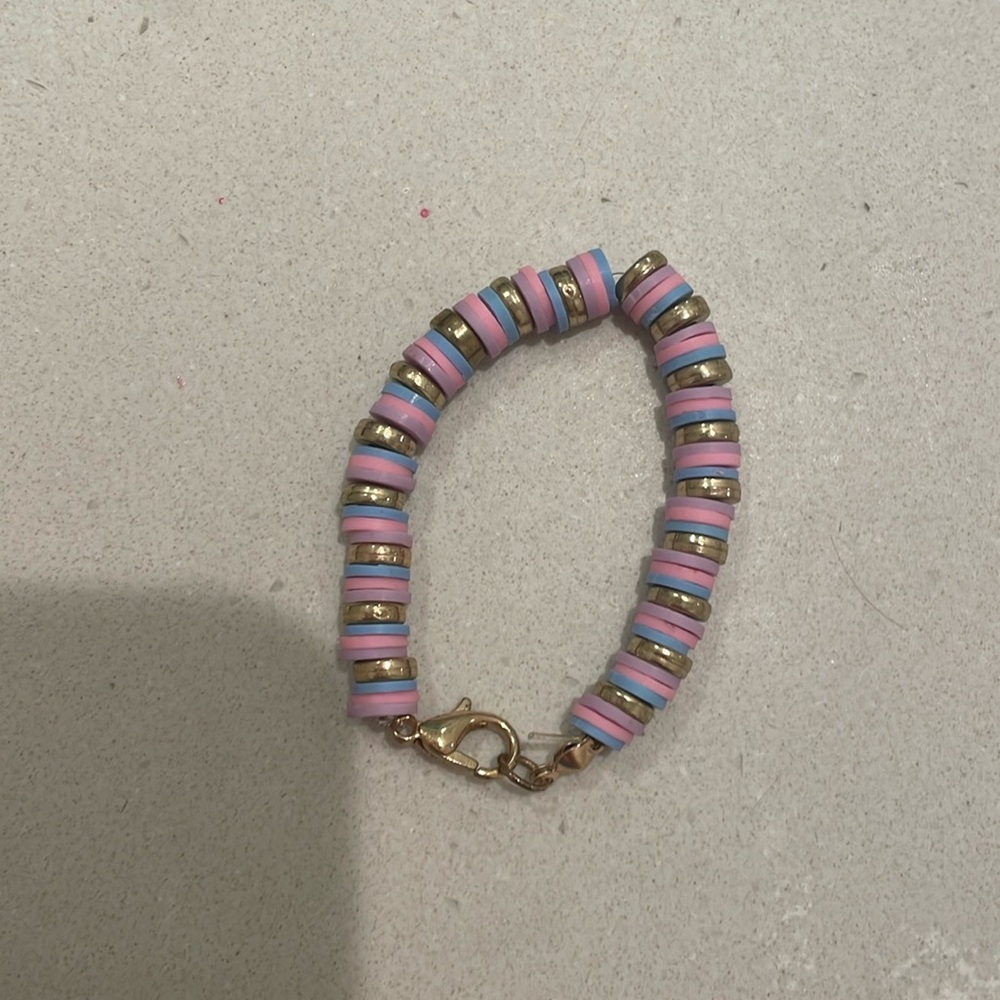 Handmade clay bracelet